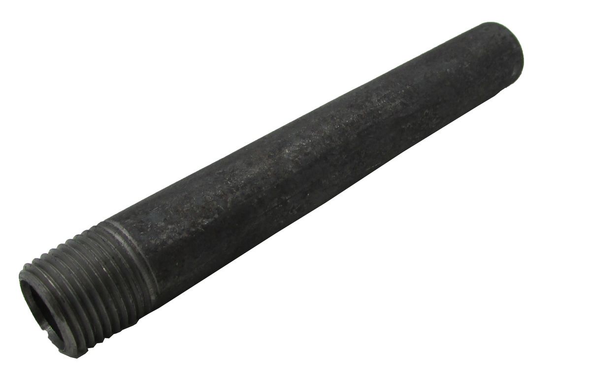 Nipple, Pipe, 1/2"x6"Lg, Steel, Toe, Leybold, Sogevac, Part# PL71215153