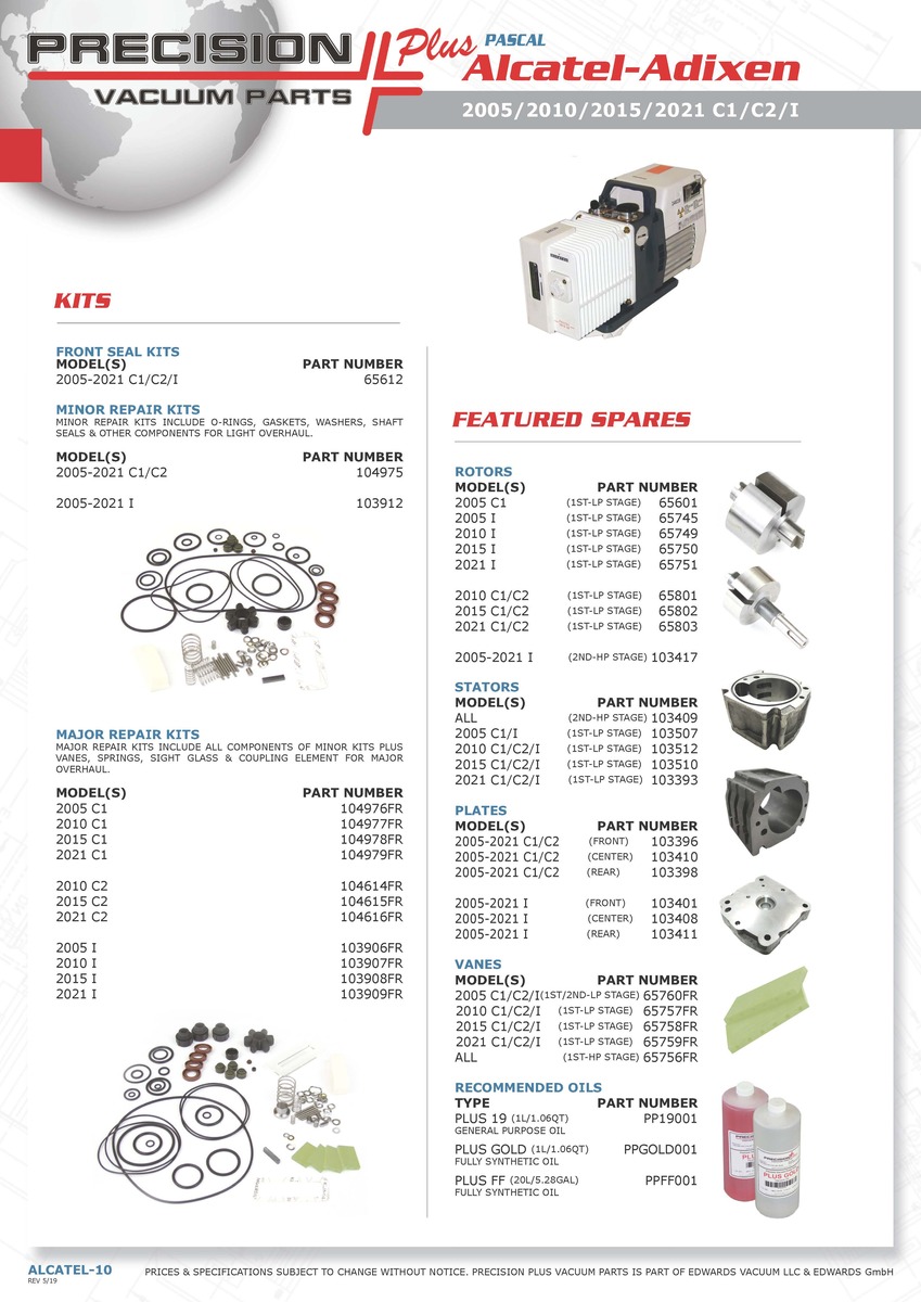 Wave Washer, M4 -Alcatel-Adixen, Precision Scientific, Varian-Agilent Pascal, Chemical Series, DD Series, P/PX Series, PC/PCX Series, SD Series, CD Series, Part# 73452