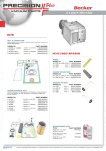 Vane - GX, Becker, U Series, U4.630D, U4.630, Part# 90058100000