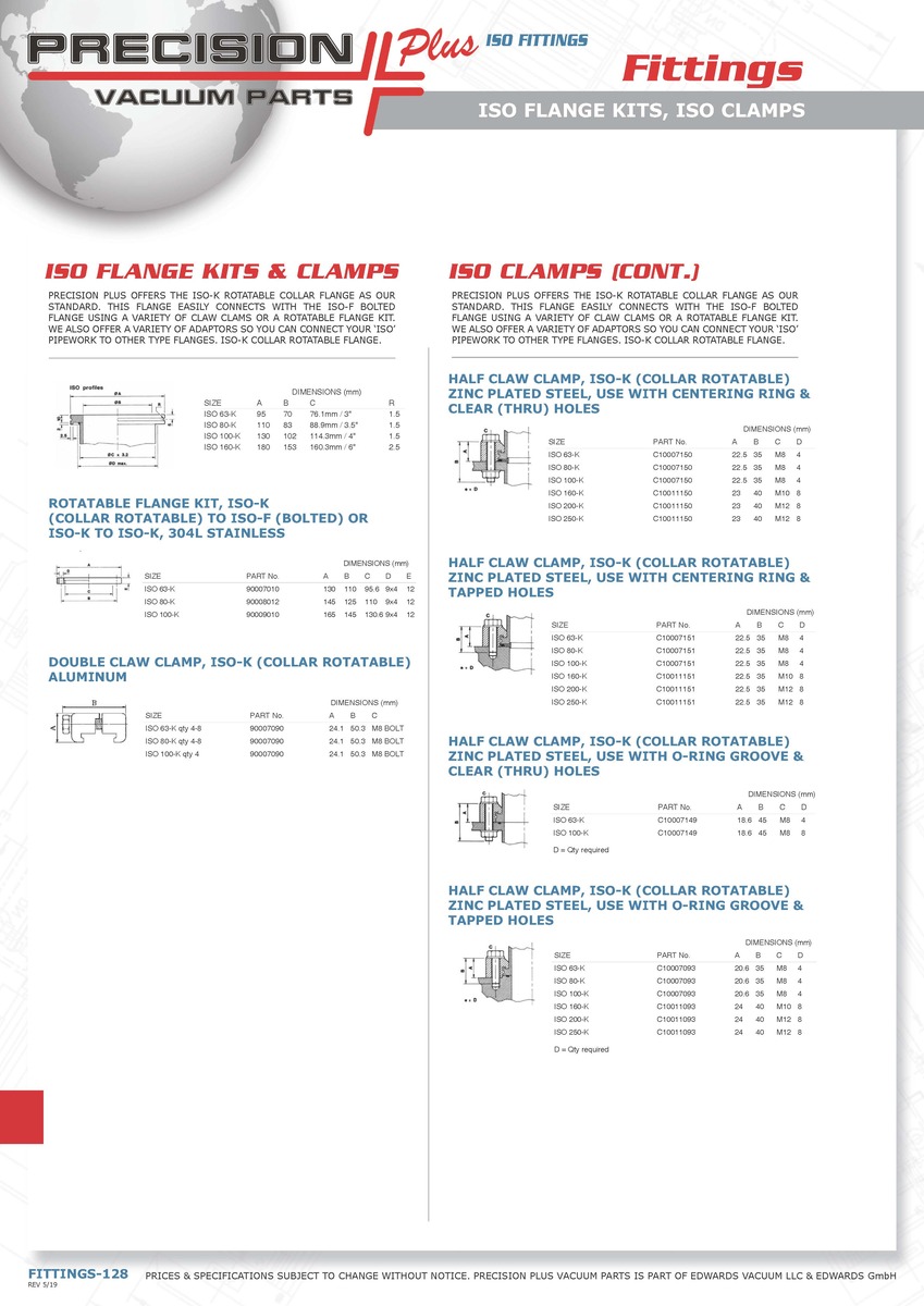 ISO63-100 Half Claw Clamp